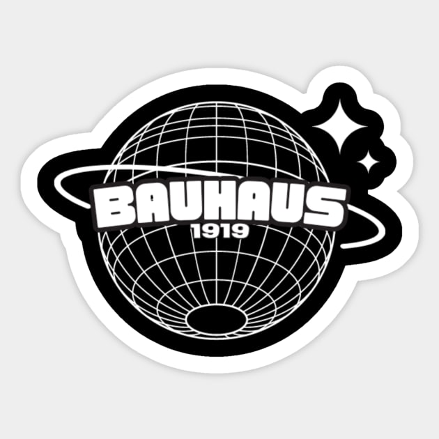 Bauhaus Sticker by Chubby chubbi